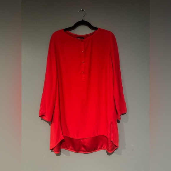 Lafayette‎ 148 New York Scarlet Blouse - Picture 9 of 16